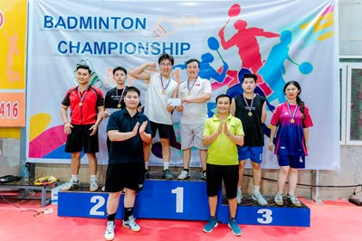 giải cầu lông Hệ thống TNV 2026.